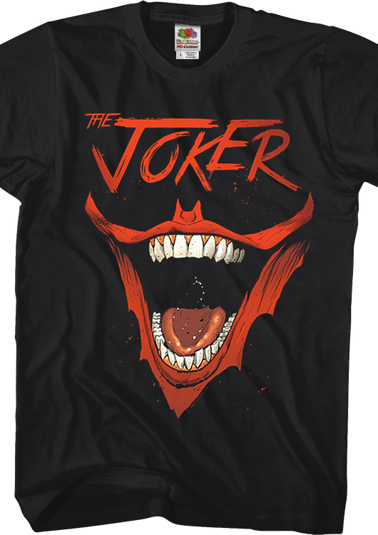 The Joker Bat-Shaped Smile DC Comics T-Shirt - main product image