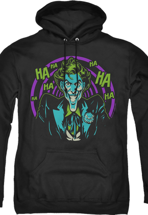 The Joker Spiraling Laughter DC Comics Hoodie