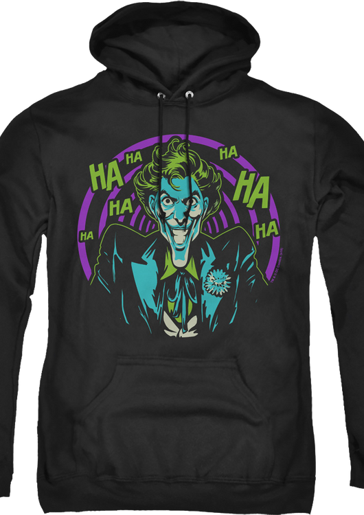 The Joker Spiraling Laughter DC Comics Hoodie - main product image