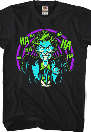 The Joker Spiraling Laughter DC Comics T-Shirt