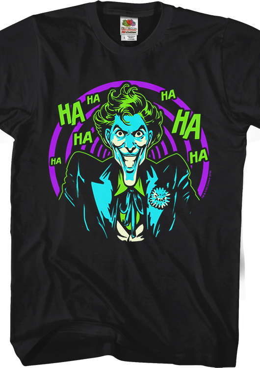 The Joker Spiraling Laughter DC Comics T-Shirt - main product image