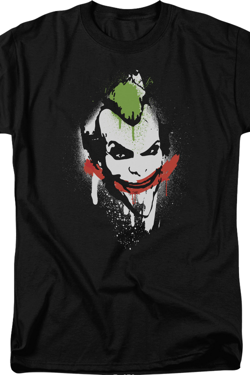 The Joker Spray Painted Smile DC Comics T-Shirtmain product image