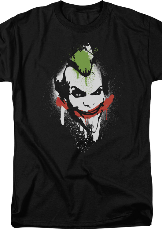 The Joker Spray Painted Smile DC Comics T-Shirt - main product image