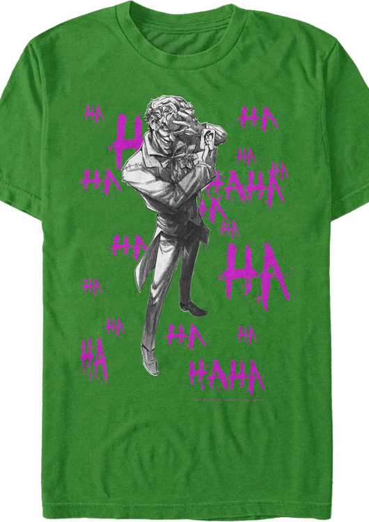 The Joker's Laughter Batman T-Shirt - main product image