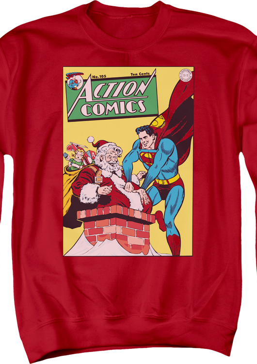 The Man Who Hated Christmas Superman Sweatshirt - main product image