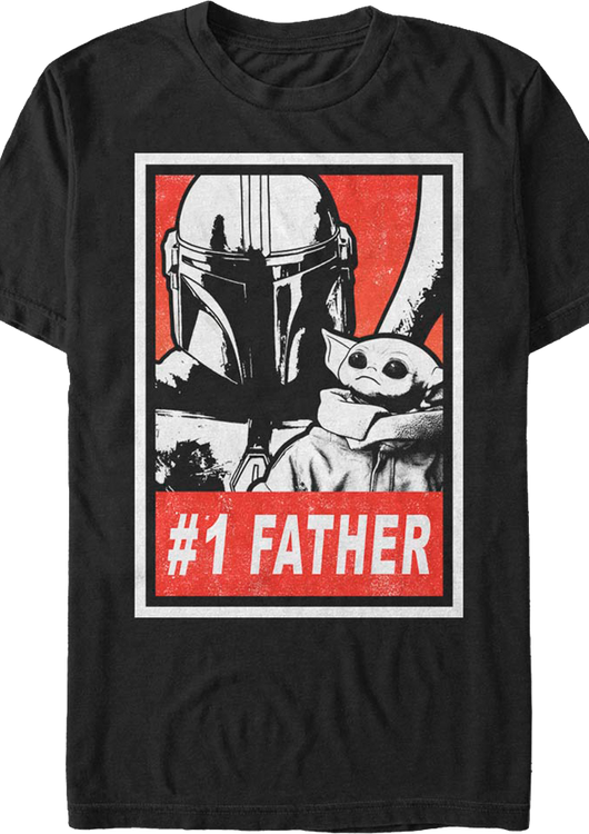 The Mandalorian #1 Father Star Wars T-Shirt - main product image