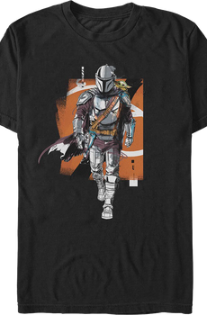 The Mandalorian And Grogu Journey Star Wars T-Shirt