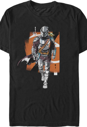 The Mandalorian And Grogu Journey Star Wars T-Shirt