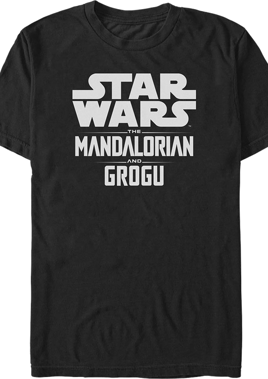 The Mandalorian And Grogu Logo Star Wars T-Shirt - main product image