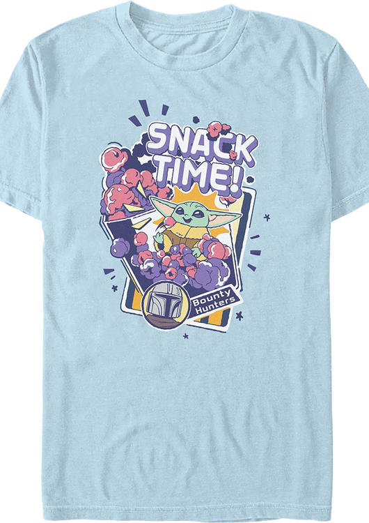 The Mandalorian And Grogu Snack Time Star Wars T-Shirt - main product image