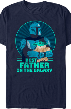The Mandalorian Best Father In The Galaxy Star Wars T-Shirt