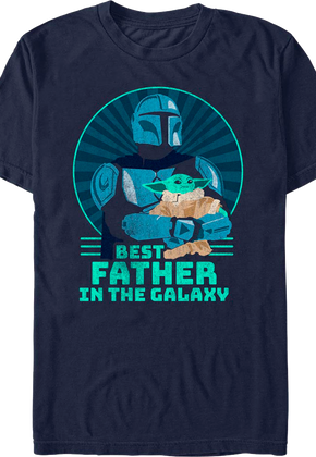 The Mandalorian Best Father In The Galaxy Star Wars T-Shirt