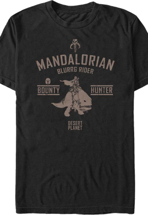 The Mandalorian Blurrg Rider Star Wars T-Shirt
