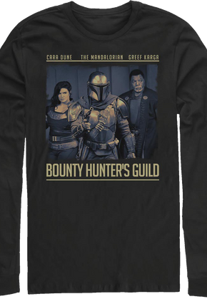 The Mandalorian Bounty Hunter's Guild Star Wars Long Sleeve Shirt
