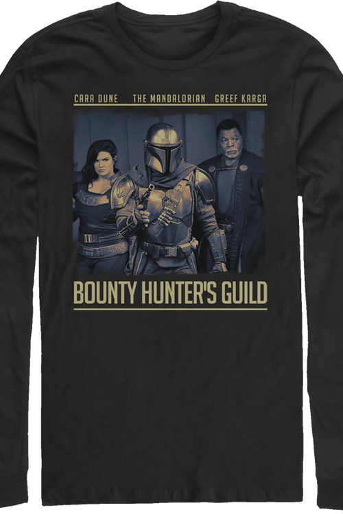 The Mandalorian Bounty Hunter's Guild Star Wars Long Sleeve Shirtmain product image