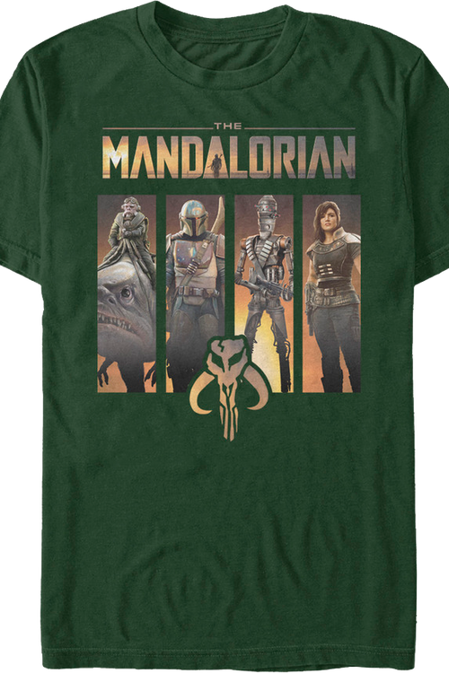 The Mandalorian Cast Star Wars T-Shirtmain product image