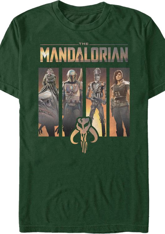 The Mandalorian Cast Star Wars T-Shirt - main product image