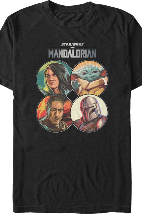 The Mandalorian Coin Collage Star Wars T-Shirtmain product image