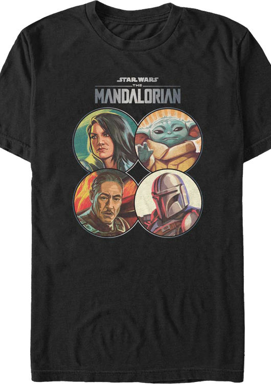 The Mandalorian Coin Collage Star Wars T-Shirt - main product image