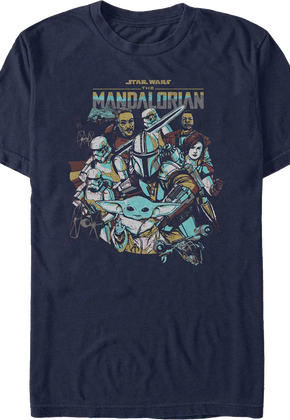 The Mandalorian Collage Star Wars T-Shirt