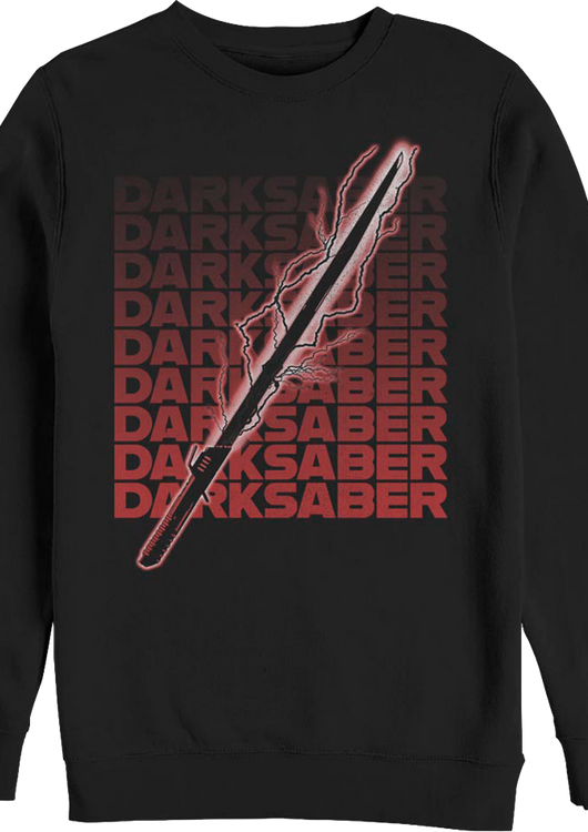 The Mandalorian Electrical Darksaber Star Wars Sweatshirt - main product image