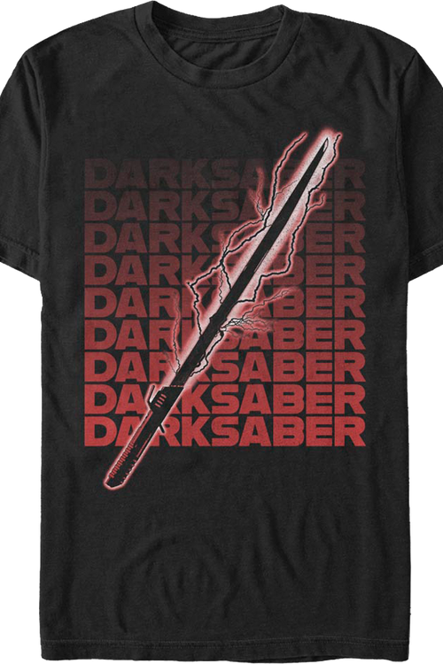 The Mandalorian Electrical Darksaber Star Wars T-Shirtmain product image