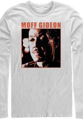 The Mandalorian Moff Gideon Photo Star Wars Long Sleeve Shirt