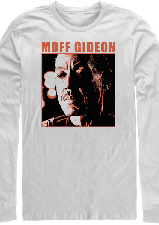The Mandalorian Moff Gideon Photo Star Wars Long Sleeve Shirt - main product image