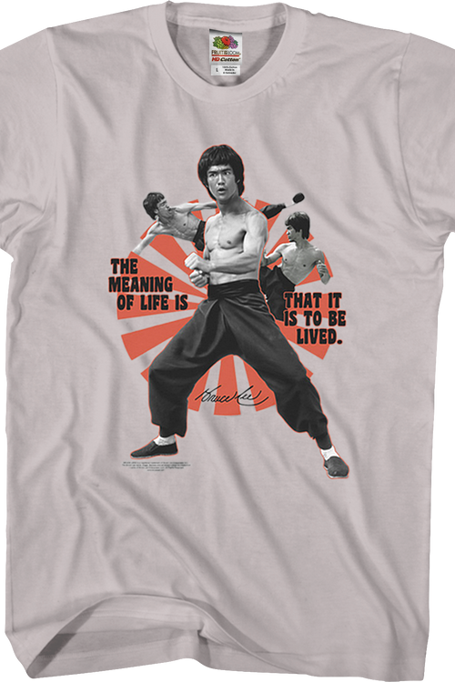The Meaning Of Life Bruce Lee T-Shirtmain product image