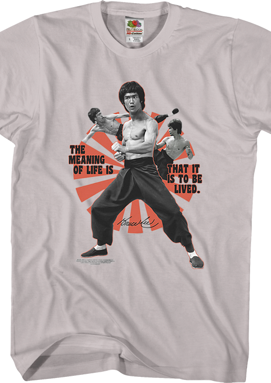 The Meaning Of Life Bruce Lee T-Shirt - main product image
