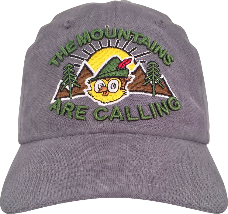 The Mountains Are Calling Woodsy Owl Adjustable Hat - main product image