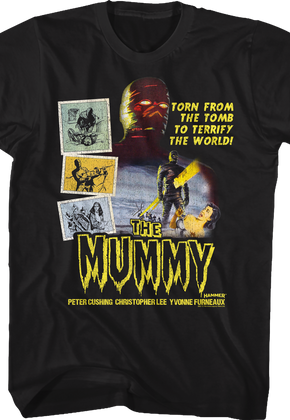 The Mummy Poster Hammer Films T-Shirt
