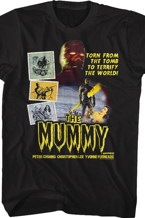 The Mummy Poster Hammer Films T-Shirtmain product image