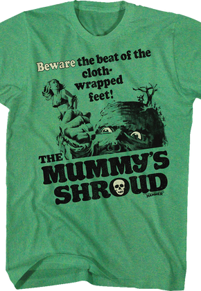The Mummy's Shroud Hammer Films T-Shirt