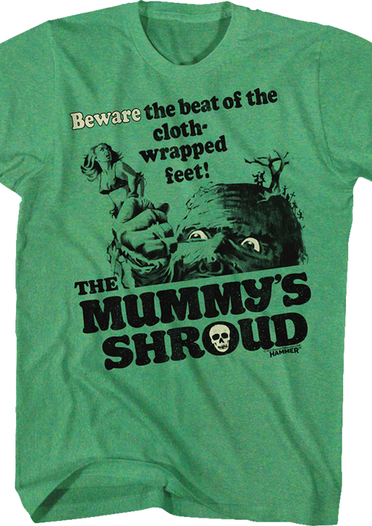 The Mummy's Shroud Hammer Films T-Shirt - main product image