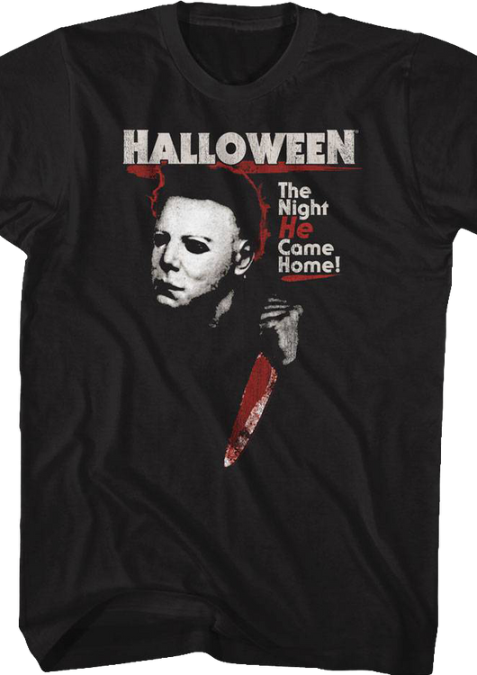 The Night He Came Home Halloween T-Shirt - main product image