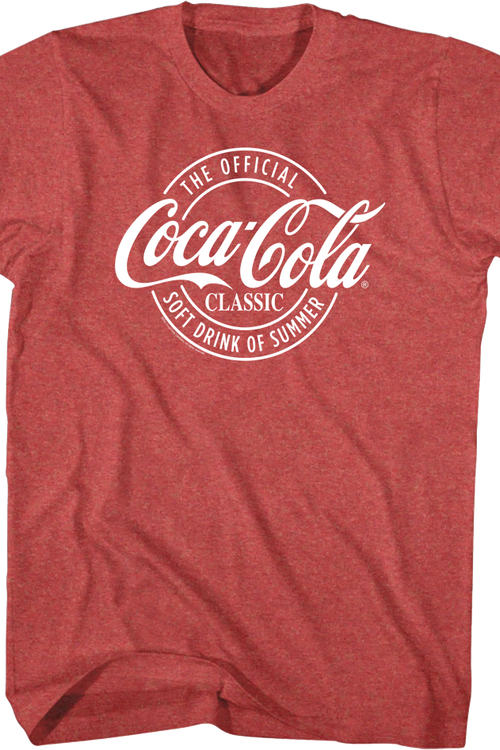 The Official Soft Drink Of Summer Coca-Cola T-Shirt - main product image