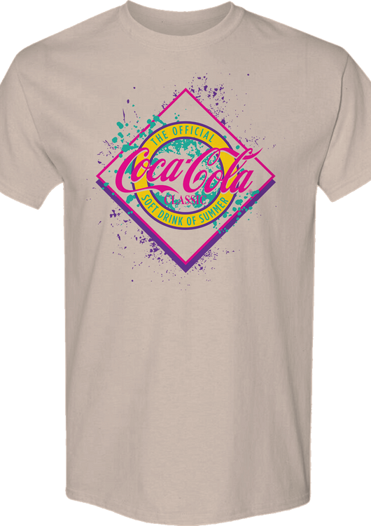 The Official Soft Drink Of Summer Diamond Coca-Cola T-Shirt - main product image