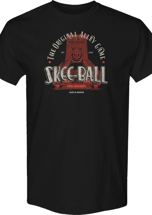 The Original Alley Game Skee-Ball T-Shirt - main product image