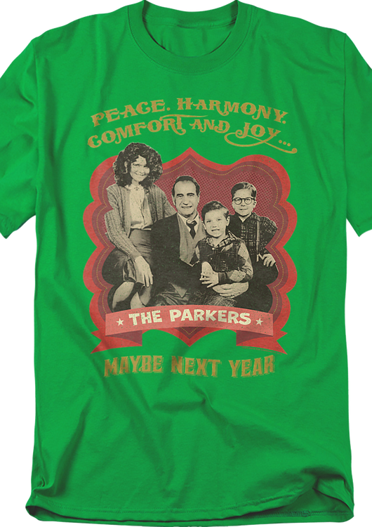 The Parkers Family Photo Christmas Story T-Shirt - main product image