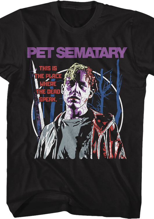 The Place Where The Dead Speak Pet Sematary T-Shirt - main product image