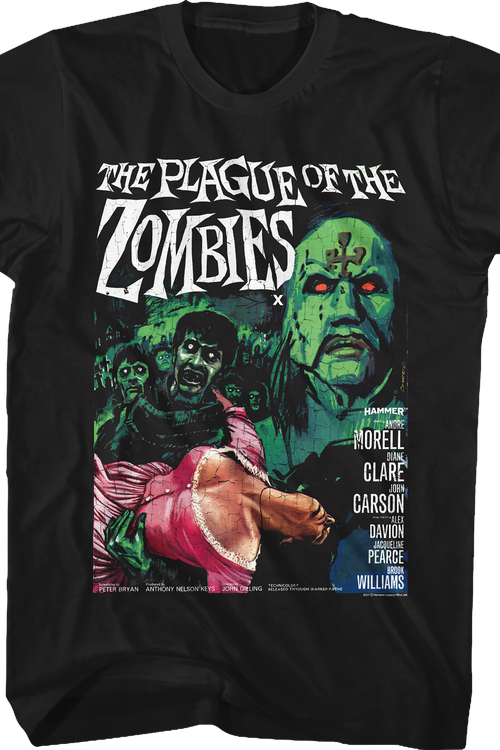 The Plague Of The Zombies Hammer Films T-Shirtmain product image
