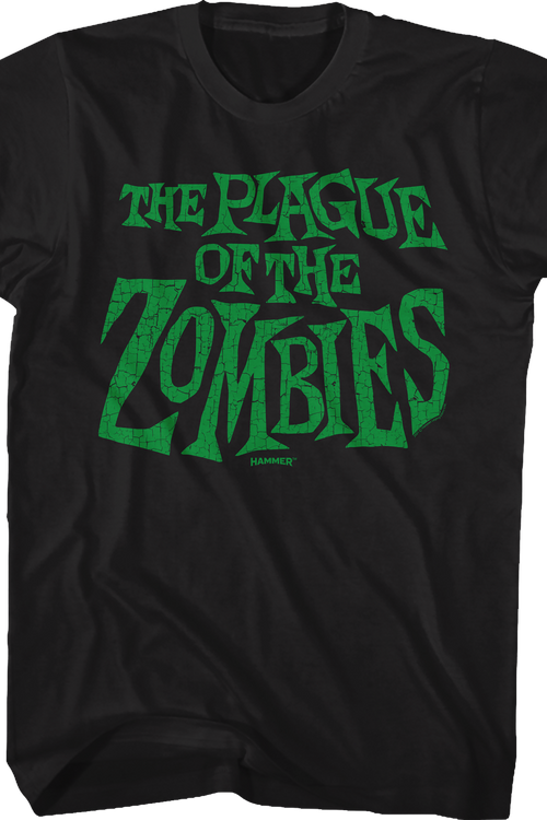 The Plague Of The Zombies Logo Hammer Films T-Shirtmain product image
