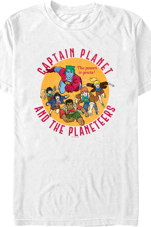 The Power Is Yours Captain Planet T-Shirtmain product image