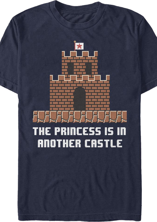 The Princess Is In Another Castle Super Mario Bros. T-Shirt - main product image