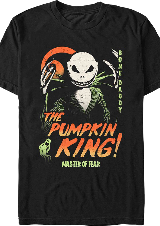The Pumpkin King Nightmare Before Christmas T-Shirt - main product image