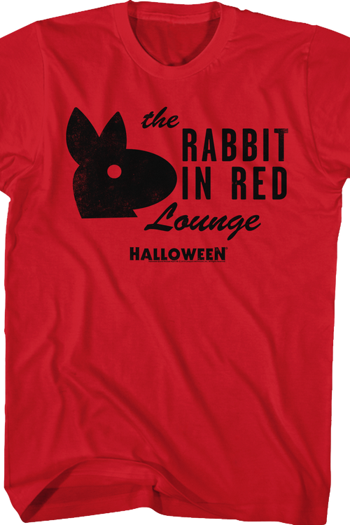 The Rabbit In Red Lounge Halloween T-Shirtmain product image