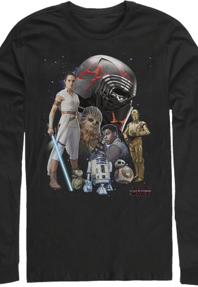The Rise Of Skywalker Collage Star Wars Long Sleeve Shirt
