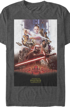 The Rise Of Skywalker Movie Poster Star Wars T-Shirt