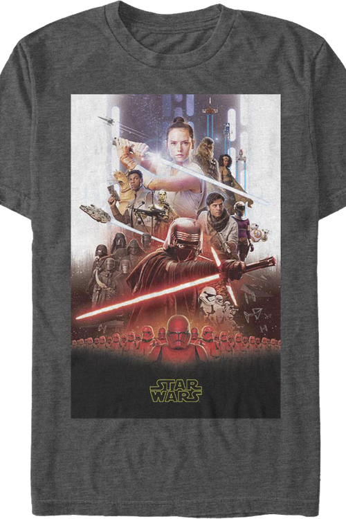 The Rise Of Skywalker Movie Poster Star Wars T-Shirt